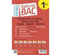 Enseignement Scientifique + Histoire-Géo-Emc + Anglais + Espagnol + Allemand 1re - Edition 2022