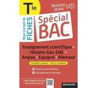 Enseignement Scientifique + Histoire-Géo-Emc + Anglais + Espagnol + Allemand Tle