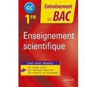 Enseignement scientifique - Première Contrôle continu - Frédéric Borel - Ellipses - broché - Scolaire / Universitaire