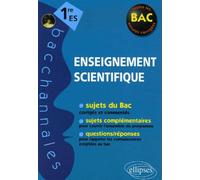 Enseignement scientifique - Première ES - Véronique Brun - Ellipses - broché - Scolaire / Universitaire