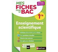 Enseignement scientifique Première - Mes fiches pour le BAC 1re - BAC 2026