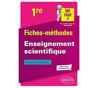 Enseignement scientifique - Première - nouveaux programmes