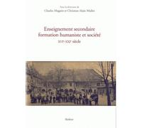 Enseignement secondaire formation humaniste et societe Livre avec 1 DVD - Charles Magnin - Slatkine - Livre DVD - Essai DVD