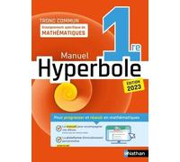 Hyperbole-1ère- Enseignement spécifique - Manuel - 2023 - Joël Malaval - Nathan - broché - Scolaire / Universitaire