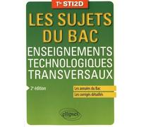 Enseignements technologiques transversaux Tle STI2D