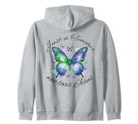 Enseigner à Christian Butterfly Juste Un Professeur Qui Aime Jésus Sweat à Capuche
