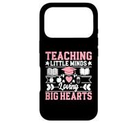 Enseigner aux Petits Esprits, Aimer Les Grands cœurs, enseignante, Maman Coque pour iPhone 17 Pro