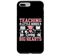 Enseigner aux Petits Esprits, Aimer Les Grands cœurs, enseignante, Maman Coque pour iPhone 7 Plus/8 Plus