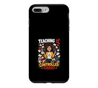 Enseigner C'est Le Chaos Contrôle - Design Humoristique Coque pour iPhone 7 Plus/8 Plus