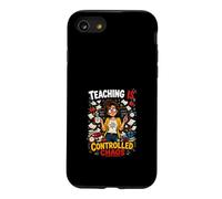 Enseigner C'est Le Chaos Contrôle - Design Humoristique Coque pour iPhone SE (2020) / 7/8