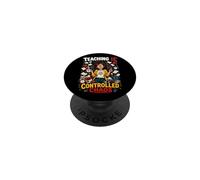 Enseigner C'est Le Chaos Contrôle - Design Humoristique PopSockets PopGrip Adhésif