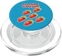 Enseigner, C'est ma Confiture de Fraises PopSockets PopGrip pour MagSafe