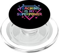 Enseigner, C'est Mon Super Pouvoir, drôle, Professeur, héros, école PopSockets PopGrip pour MagSafe