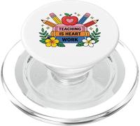 Enseigner, C'est Travailler sur Le cœur, apprécier Le Design de l'éducateur PopSockets PopGrip pour MagSafe