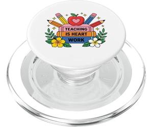 Enseigner, C'est Travailler sur Le cœur, apprécier Le Design de l'éducateur PopSockets PopGrip pour MagSafe