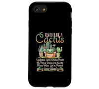 Enseigner comme Un Cactus Professeur de Retour à l'école Patient Strong Coque pour iPhone SE (2020) / 7/8