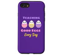 Enseigner de Bons œufs Tous Les Jours, Une Jolie professeure d'œufs de Pâques Kawaii Coque pour iPhone SE (2020) / 7/8
