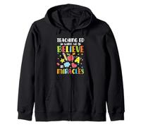 Enseigner Ed Believe In Miracles Special Education Sweat à Capuche