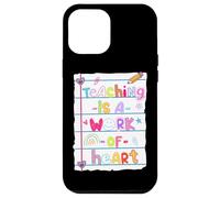 Enseigner est une œuvre de cœur Coque pour iPhone 12 Pro Max