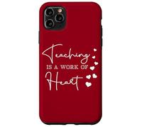 Enseigner est Une œuvre de cœur. L'appréciation des Enseignants est de Tout cœur Coque pour iPhone 11 Pro Max