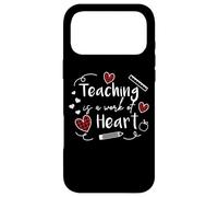 Enseigner est Une œuvre de cœur. L'appréciation des Enseignants est de Tout cœur Coque pour iPhone 17 Pro Max