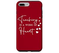 Enseigner est Une œuvre de cœur. L'appréciation des Enseignants est de Tout cœur Coque pour iPhone 7 Plus/8 Plus