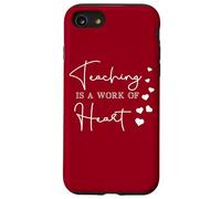 Enseigner est Une œuvre de cœur. L'appréciation des Enseignants est de Tout cœur Coque pour iPhone SE (2020) / 7/8