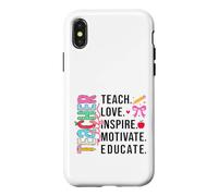 Enseigner, Inspirer, éduquer, apprécier Coque pour iPhone X/XS