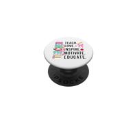 Enseigner, Inspirer, éduquer, apprécier PopSockets PopGrip Adhésif