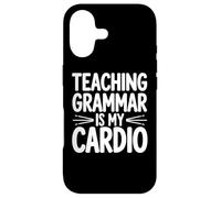 Enseigner la Grammaire est Mon Professeur de Langue Cardio Coque pour iPhone 17