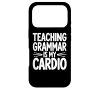 Enseigner la Grammaire est Mon Professeur de Langue Cardio Coque pour iPhone 17 Pro