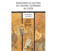 Enseigner La Lecture De L'oeuvre Littéraire Au Lycée
