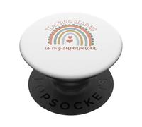 Enseigner la Lecture est ma Superpuissance PopSockets PopGrip Adhésif