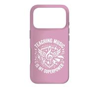 Enseigner la Musique est Mon Super Pouvoir - Un Professeur de Musique Mignon Coque pour iPhone 17 Pro