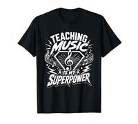 Enseigner la Musique est Mon Super Pouvoir - Un Professeur de Musique Mignon T-Shirt