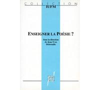 Enseigner La Poésie ?