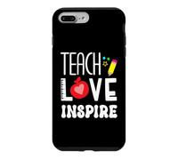 Enseigner l'amour Inspirer l'enseignant rentrée Scolaire Premier Jour de oque pour iPhone 7 Plus/8 Plus