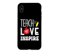 Enseigner l'amour Inspirer l'enseignant rentrée Scolaire Premier Jour de oque pour iPhone XS Max