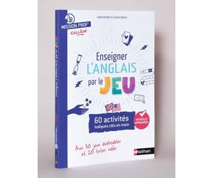 Enseigner l'Anglais par le jeu - 2023 - Cindy Mathieu - Nathan - broché - Manuel