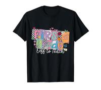 Enseigner l'appréciation des Enseignants de première année pour la rentrée Scolaire T-Shirt Graphique avec Valeur, Homme, Noir, L
