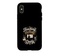 Enseigner l'avenir au Quotidien - Design Educateur Coque pour iPhone X/XS