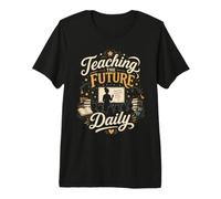 Enseigner l'avenir au Quotidien - Design Educateur T-Shirt Haut de Gamme