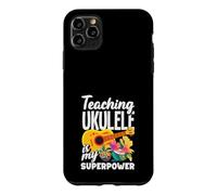 Enseigner Le ukulélé est Mon Super Joueur de Professeur de Musique Coque pour iPhone 11 Pro Max