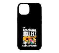 Enseigner Le ukulélé est Mon Super Joueur de Professeur de Musique Coque pour iPhone 14