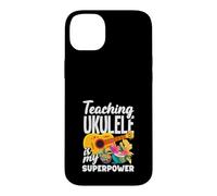 Enseigner Le ukulélé est Mon Super Joueur de Professeur de Musique Coque pour iPhone 14 Plus