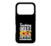 Enseigner Le ukulélé est Mon Super Joueur de Professeur de Musique Coque pour iPhone 17 Pro