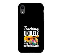 Enseigner Le ukulélé est Mon Super Joueur de Professeur de Musique Coque pour iPhone XR