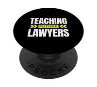 Enseigner Les futurs avocats ! Professeur de Droit drôle PopSockets PopGrip Adhésif