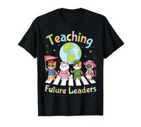 Enseigner Les futurs Leaders Chats élèves Enseignants rentrée Scolaire T-Shirt