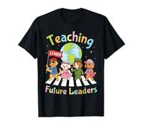Enseigner Les futurs Leaders Chiens élèves Enseignants rentrée Scolaire T-Shirt